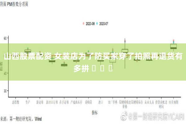 山西股票配资 女装店为了防买家穿了拍照再退货有多拼 ​​​