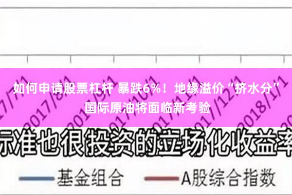 如何申请股票杠杆 暴跌6%！地缘溢价“挤水分” 国际原油将面临新考验