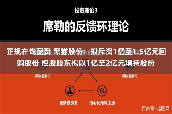 正规在线配资 黑猫股份：拟斥资1亿至1.5亿元回购股份 控股股东拟以1亿至2亿元增持股份