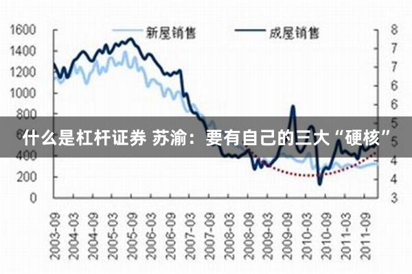 什么是杠杆证券 苏渝：要有自己的三大“硬核”